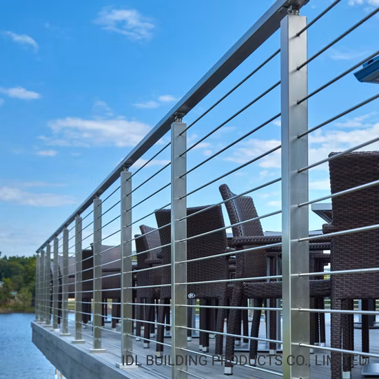 Outdoor Decorative Deck Balcony Stair Aluminum Metal Stainless Steel Railing Prices