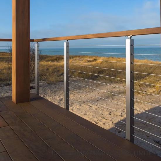 Outdoor Decorative Deck Balcony Stair Aluminum Metal Stainless Steel Railing Prices