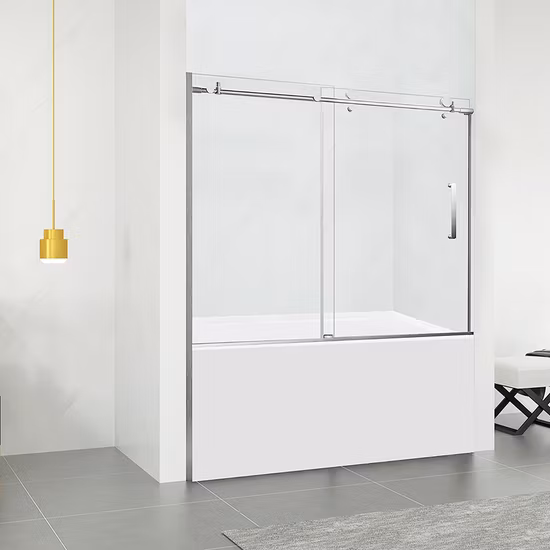 현대적인 욕실 샤워 인클로저 슬라이딩 샤워 도어 위생 도자기