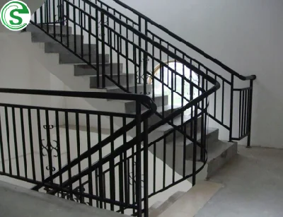 쉬운 조립 현대 금속 계단 난간 디자인 판매